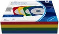 200 Mediarange Papiertaschen mit Fenster für je 1 BD / CD / DVD farbig