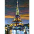 BLUEBIRD Puzzle Eiffelturm bei Sonnenuntergang, Paris, Frankreich 1000 Teile