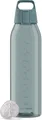 Sigg - Tritan Trinkflasche - Total Color ONE Morning Blue - Für Kohlensäurehaltige Getränke Geeignet - Spülmaschinenfest - Auslaufsicher - Leicht - BPA-frei - Blau - 1.5L