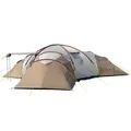 Skandika Turin 12 Personen Familienzelt Kuppel 3xKabinen beige Moskitonetz Neu