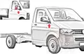 VAN WEZEL Außenspiegel Links (5790825) für VW Transporter T5 Multivan