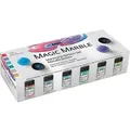 "KREUL Marmorierfarbe \"Magic Marble\", Set Metallicfarben"