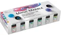 KREUL Marmorierfarbe "Magic Marble" Set Metallicfarben 6 Stück á 20 ml