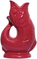 Gluckigluck Wasserkaraffe, (Original Gluggle Jug aus England), mit Gluckergeräusch, handgefertigt, ikonisches Fisch-Design, 1,2 L