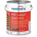 Hk-lasur 3in1 [plus] Nussbaum, Matt, 5 Liter, Holzlasur, Premium Holzlasur Außen, 3fach Holzschutz Mit Imprägnierung + Grundierung + Lasur - Remmers
