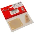 Fender Neck Plate Plain Vintage 4 Bolt Gold - Halsplatte