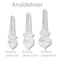 Analdehner aus Glas Gr. 1 - 20 mm