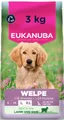 Eukanuba Welpenfutter mit Lamm und Reis für große Rassen - Premium Trockenfutter für Junior Hunde, 3 kg