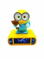 Lexibook, Ich - Einfach unverbesserlich Minions, Bob, Nachtlicht-Wecker, Sounds und Melodien, LCD-Hintergrundbeleuchtung, Leuchtend, Schlummerfunktion, gelb, RL800DES