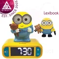 Lexibook Kinder Uhr Mit Nachtlicht│Despicable Me Minions │Snooze │ LCD Schrim