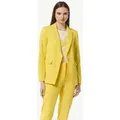 comma Jackenblazer Indoor-Blazer Blazer aus Viskosestretch gelb 36 EU