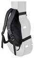 Ortega OBPS-DLX Deluxe Back Pack Strap Rucksack Nylon Hartschalenkoffer Schwarz