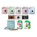 Fujifilm Instax Mini 12 Mini EVO Sofortbildkamera Kameratasche Mini Filme
