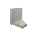 Diephaus L-Stein-Ecke, BxHxL: 100 x 80 x 100 cm, Beton - grau