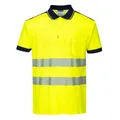 Portwest T180 PW3 Warnschutz-Poloshirt Yellow/Navy Gr. XXL