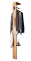 Main Möbel Wandgarderobe Garderobe 30x200cm 'Bayreuth' Kernbuche massiv