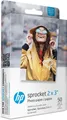 Tomik Toys Fotopapier HP 2x3 "Premium Zink Fotopapier (50 Blatt), kompatibel mit HP Sprocket