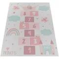 Paco Home Kinderteppich, Creme, Textil, Rechteckig, 160x220 cm, strapazierfähig, für Fußbodenheizung geeignet, Teppiche & Böden, Teppiche, Teppich Kinderzimmer