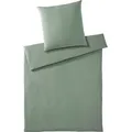 elegante Musselin Bettwäsche Smooth Kissenbezug einzeln 40x80 cm | pistazie - grün