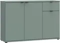 FORTE Sideboard Ganymede, Sideboard, Stauraum, Schublade, Metallgriffe, 4 Dekore, Breite 119,8cm