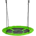 Outsunny Nestschaukel, Grün, Metall, Kunststoff, 110x110 cm, Outdoor Spielzeug