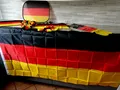 11 tlg  Fan Paket-- Deutschland--Fußball EM/WM --XL Fahne-Schminke-Kette uvm.