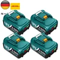 4x 18V 5,5AH Akku Für Makita Ersatzakku BL1860 Li-ion mit LED BL1860 BL1850