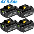 2X Original 18V 9Ah 12Ah Akku Für Makita BL1850 BL1830 LXT BL1860 Led /Ladegerät
