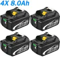 2X Original 18V 9Ah 12Ah Akku Für Makita BL1850 BL1830 LXT BL1860 Led /Ladegerät