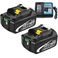 2X Original 18V 9Ah 12Ah Akku Für Makita BL1850 BL1830 LXT BL1860 Led /Ladegerät