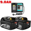 2X 12.0AH Für Original Makita Akku/Ladegerät 18V 6Ah BL1860 BL1850 BL1840 BL1830