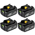 2X 18V 6Ah 5Ah 12Ah Akku Für Makita BL1850 BL1830 BL1860B Led Anzeige /Ladegerät