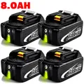 2X 18V 6Ah 5Ah 12Ah Akku Für Makita BL1850 BL1830 BL1860B Led Anzeige /Ladegerät