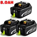 18V 6.0Ah 12.0Ah 8Ah Akku Für Makita BL1850 BL1830 BL1860B Led Doppel Ladegerät