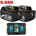 Für Makita BL1860B Akku 18V 6Ah 8Ah 9Ah 12Ah BL1830 BL1850 BL1860B LXT/Ladegerät