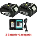 18V 6Ah Akku Für Makita BL1850 BL1830 LXT BL1860B Led Anzeige Batterie/Ladegerät