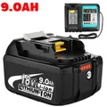 18V 6,0Ah 8Ah 12Ah für Makita Akku BL1860B BL1850 197422-4 BL1830 LED/ Ladegerät