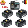 18V 6AH Für Makita-Wechsel-Akku BL1860 BL 1850 B Led Anzeige/Ladegerät Batterie