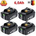 18V 6AH Für Makita-Wechsel-Akku BL1860 BL 1850 B Led Anzeige/Ladegerät Batterie