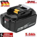 5,0 Ah  für Makita 18V Akku BL1860B BL1850B BL1840 BL1830 LXT400 Li-ion