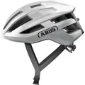 ABUS Rennradhelm PowerDome - leichter Fahrradhelm mit cleverem Belüftungssystem und aerodynamischem Profil - Italy - für Damen und Herren - Silbe... - Silber