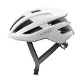 ABUS Rennradhelm PowerDome - Leichter Fahrradhelm mit cleverem Belüftungssystem und aerodynamischem Profil - Made in Italy - für Damen und Herren - Silber, Größe L