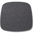 Hey-Sign Sitzauflage Eames Armchair anthrazit grau, Designer Bernadette Ehmanns, 37x0.5x35 cm