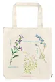 moses. libri_x Shopper Herbarium I Tragetasche aus 100% Baumwolle mit Standboden I Einkaufstasche aus Bio-Baumwolle | Beutel zum Einkaufen I Alltagstasch I Stoffbeutel