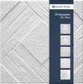 Deckenplatten aus Styropor EPS - Deckenpaneele leicht & robust im modernen Design - (16QM Sparpaket DUET 50x50cm) Deckenplatten Paneele Platte weiß
