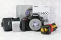 Nikon D3400 digitale SLR - mit 8777 Klicks - GT24 - 12 Monate Gewährleistung