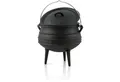 BBQ-Toro Grilltopf Potjie ca. 14 Liter, Südafrikanischer Kochtopf aus Gusseisen mit Füßen, Gusseisen