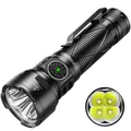 SR15 LED Taschenlampe leistungsstarke Taschenlampe mit 4500 Lumen 510 m max. ...
