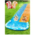 Wasserrutsche Wasserrutsche Set Wasserbahn mit Bodyboards Kinder Erwachsene G...