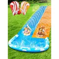Wasserrutsche 685cm Rutsche Wasserbahn Gartenspaß Kinder Erwachsene